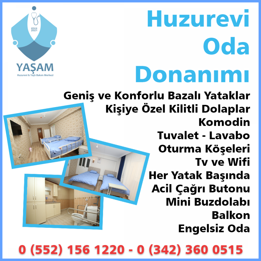 Huzurevi Oda Donanımı